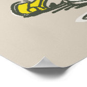 Oscar the Grouch Vintage Poster (Ecke)