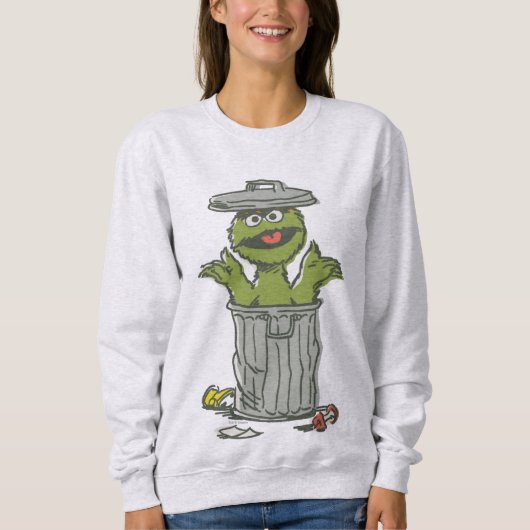 Oscar the Grouch Vintage Sweatshirt (Vorderseite)