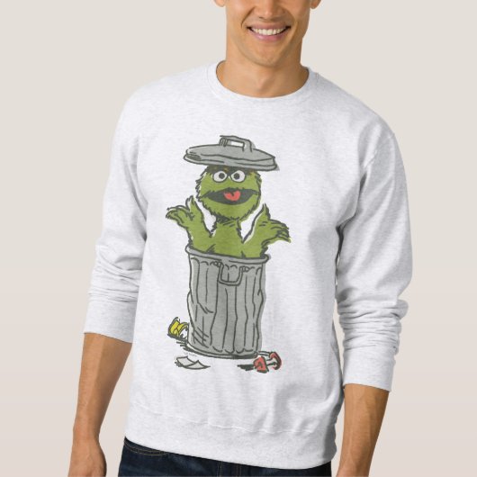 Oscar the Grouch Vintage Sweatshirt (Vorderseite)