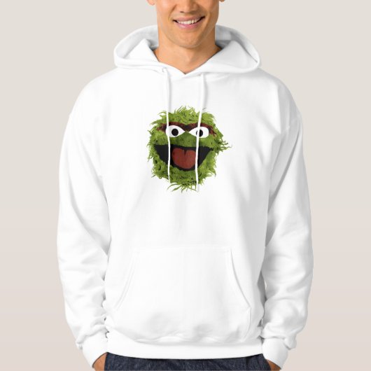 Oscar the Grouch | Watercolor Trend Hoodie (Vorderseite)
