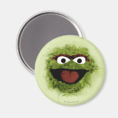 Oscar the Grouch | Watercolor Trend Magnet (Vorderseite/Rückseite)