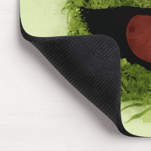 Oscar the Grouch | Watercolor Trend Mousepad (Ecke)