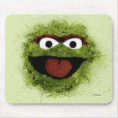 Oscar the Grouch | Watercolor Trend Mousepad (Vorne)