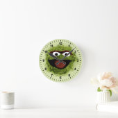 Oscar the Grouch | Watercolor Trend Runde Wanduhr (Zuhause)