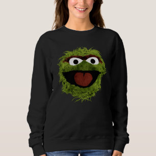 Oscar the Grouch   Watercolor Trend Sweatshirt