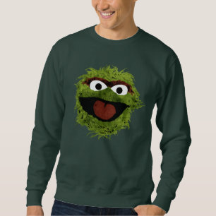Oscar the Grouch   Watercolor Trend Sweatshirt