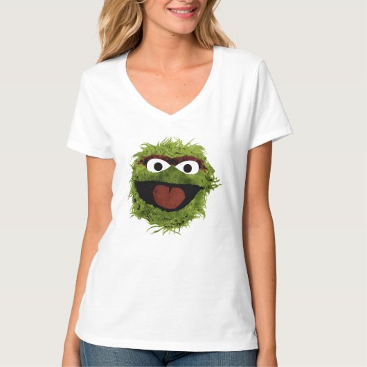 Oscar the Grouch | Watercolor Trend T-Shirt (Vorderseite)