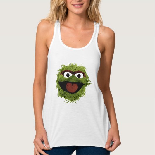 Oscar the Grouch | Watercolor Trend Tank Top (Vorderseite)