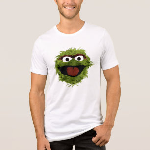 Oscar the Grouch   Watercolor Trend Tri-Blend Shirt