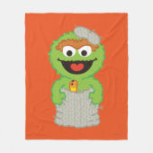 Oscar the Grouch Wool Fleecedecke (Vorderseite)