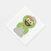 Oscar the Grouch Wool Serviette (Ecke)