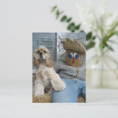 Oscar und Phil Postkarte (Stehend Vorderseite)