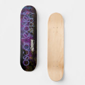 Oscar verlasse das Party Skateboard (Vorderseite)