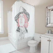 Oscar Wilde in Worten Duschvorhang (Beispiel)