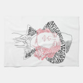 Oscar Wilde in Worten Geschirrtuch (Horizontal)