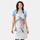 Oscar Wilde in Worten Schürze (Getragen)