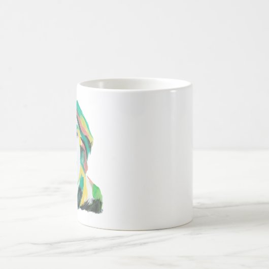 Oscar Wilde Portrait mit benutzerdefiniertem Text Kaffeetasse (Mittel)