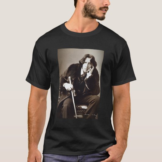 Oscar Wilde Portrait T-Shirt (Vorderseite)