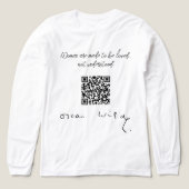 Oscar Wilde Unterschrift Tri-Blend Shirt (Design Vorderseite)