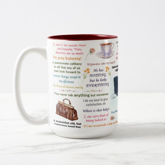 Oscar Wilde Wichtigkeit des Seins als Tasse (Links)