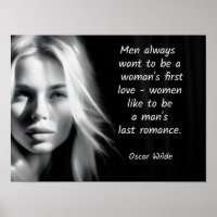 Oscar Wilde - Zitatkunst Letztes romanisches Poste