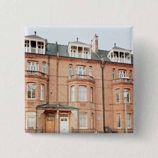 Oscar Wildes Haus in Tite Straße, Chelsea Button (Vorderseite)