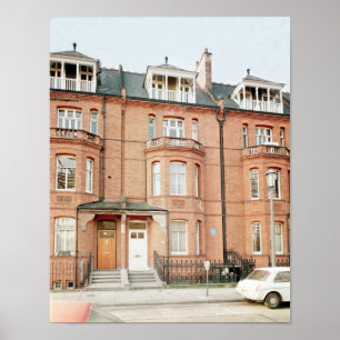 Oscar Wildes Haus in Tite Straße, Chelsea Poster
