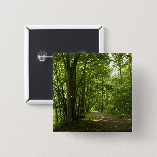 Osceloa Island Weir Dam Bristol Tennessee Button (Vorne & Hinten)