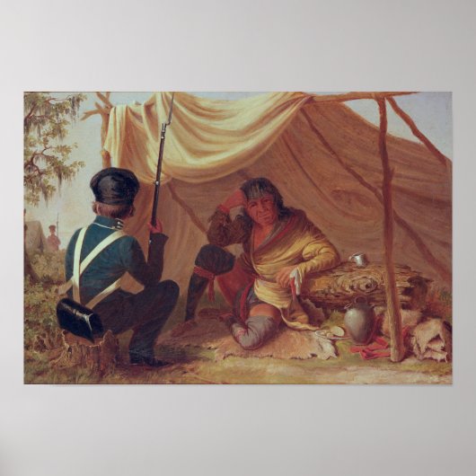 Osceola in Captivity, c.1837 Poster (Vorne)