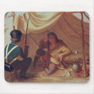 Osceola in der Gefangenschaft, c.1837 Mousepad