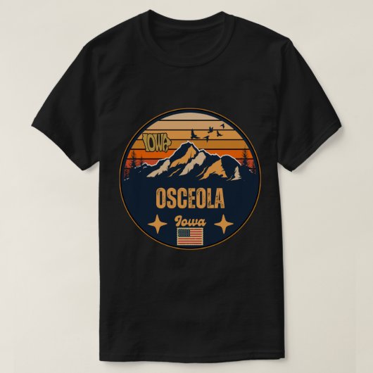 Osceola, Iowa T-Shirt (Design vorne)
