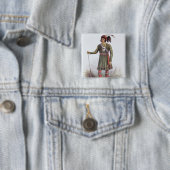 Osceola oder "aufgehende Sonne", ein Button (Beispiel)