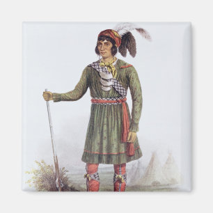 Osceola oder "aufgehende Sonne", ein Magnet