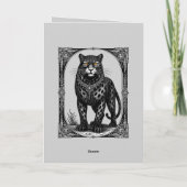 Ose Ars Goetia Dämon Leopard Karte (Rückseite)