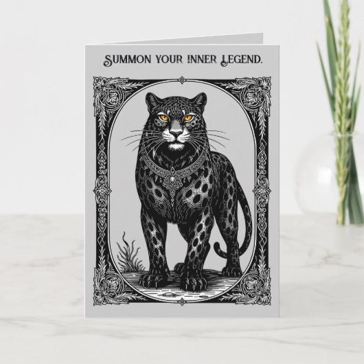 Ose Ars Goetia Dämon Leopard Karte (Vorderseite)