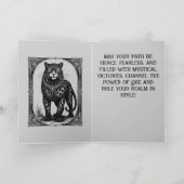 Ose Ars Goetia Dämon Leopard Karte (Innenseite)
