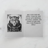 Ose Der Leopard König der Schatten Karte (Innenseite)