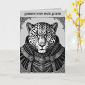 Ose Der Leopard König der Schatten Karte (Gelbe Blume)