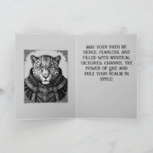 Ose Der Leopard König der Schatten Karte (Innenseite)