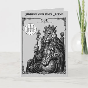 Ose Klauen der Ars Goetia Karte