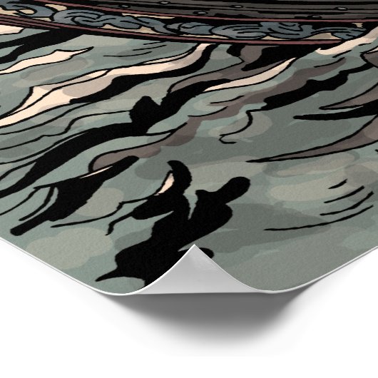 Oseberg Poster (Ecke)