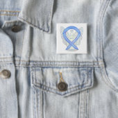 OSFED (Essstörung) Sensibilisierungs-Ribbon-Engel- Button (Beispiel)