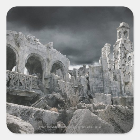 Osgiliath Quadratischer Aufkleber (Vorderseite)