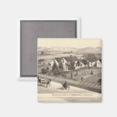 Osgood, Cameron Residenzen, Farmen Magnet (Vorderseite/Rückseite)