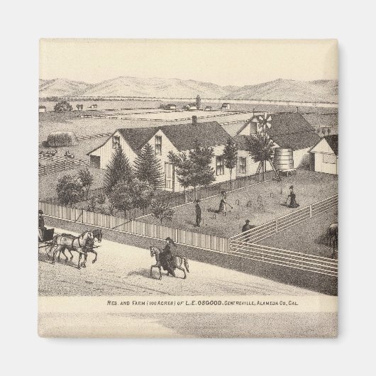 Osgood, Cameron Residenzen, Farmen Magnet (Vorne)