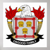 Osgood Familienwappen Poster (Vorne)