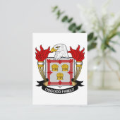 Osgood Familienwappen Postkarte (Stehend Vorderseite)