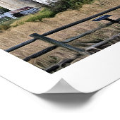 Osguthorpe Barn von Leslie Harlow Poster (Ecke)