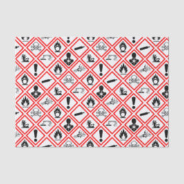 Osha-Gefahrenhinweise Seidenpapier