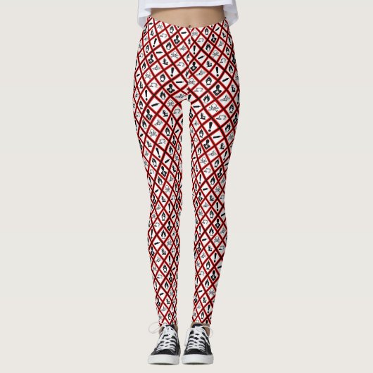 OSHA-Gefahrenwarnung Leggings (Vorderseite)